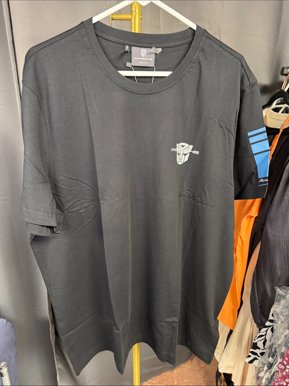 Porsche Design Black Short-Sleeve Transformer Tee Shirt